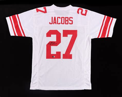 Brandon Jacobs Signed Jersey (Beckett) | Pristine Auction