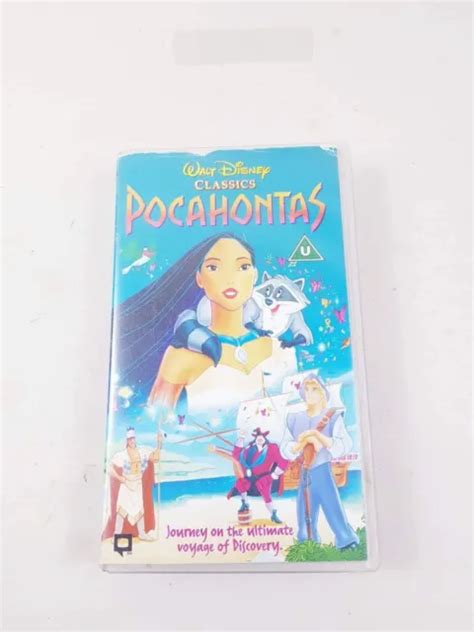 Pocahontas Walt Disney Classics Vhs Video Cassette Uk Pal Eur 2051