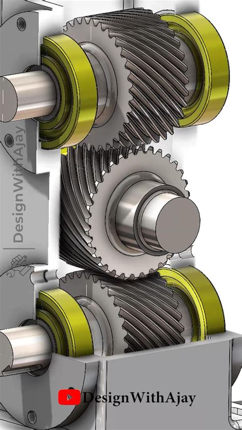 Crossed Helical Gear Box Designwithajay Youtube Ajay Artofit