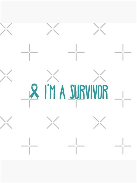 Sexual Assault Survivor Teal Im A Survivor Ribbon Pin For Sale By Snickerdoodleus Redbubble