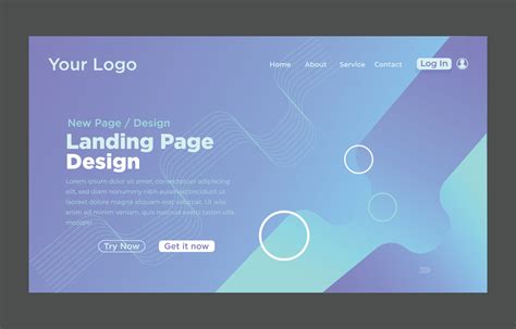 Landing page design . Modern Landing Page Templates .Landing page ...