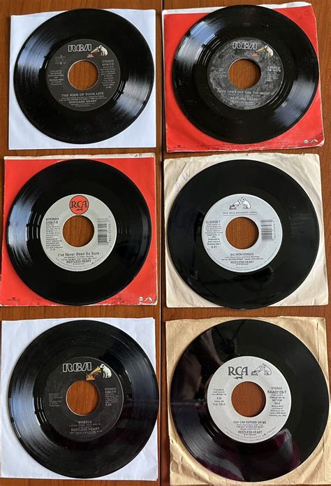 Lot Of 6 Restless Heart 45 Rpm Records Ebay