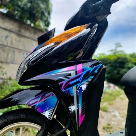 สติ ๊ กเกอร ์ ลาย Vario 125 Old Rainbow Shopee Thailand