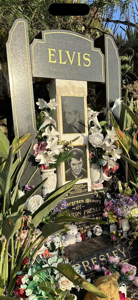 People have started laying flowers at Elvis’ grave for Lisa-Marie in Melbourne’s General ...