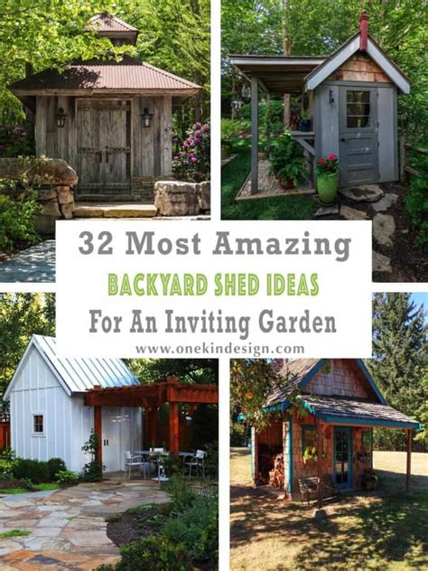 32 Most Amazing Backyard Shed Ideas For An Inviting Garden