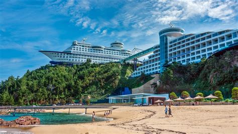 A Cruise Ship Perched Atop A Cliff Is One Of South Koreas Most Popular