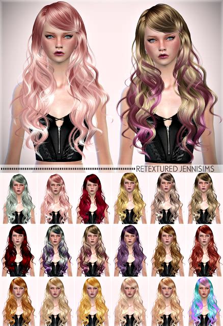 Jennisims Downloads Sims 4 Newsea Sparklers Hair Retexture Sims 4 Updates ♦ Sims 4 Finds