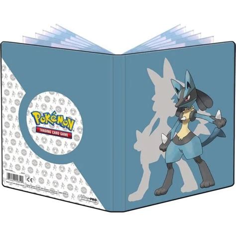 Portfolio Lucario A5 4 Cases Pokémon UltraJeux