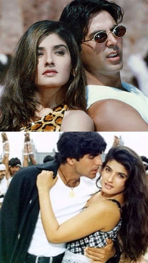 Raveena Tandon And Akshay Kumar