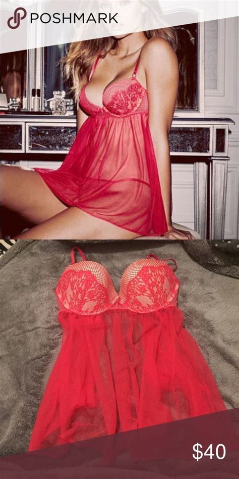 Red Lingerie Babydoll Vs Lingerie Jolie Lingerie Sexy Babydoll