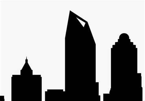 Raleigh Skyline Silhouette at GetDrawings | Free download