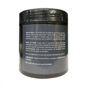 Rejuvex Black Revitalizador De Plasticos Vonixx 400g Loja De