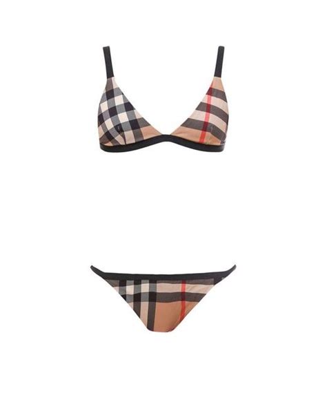 Burberry Synthetic Bikini In White Lyst Canada