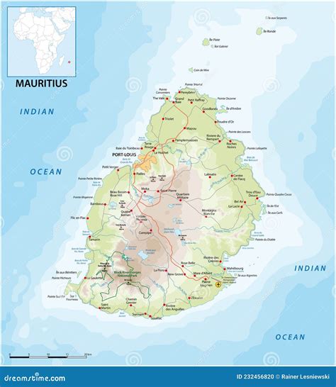 Mauritius Map On Road Sign. Cartoon Vector | CartoonDealer.com #114196115