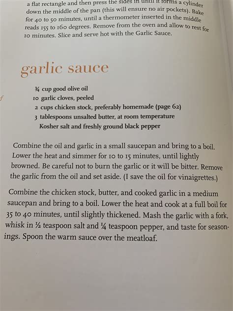 Ina Garten’s garlic sauce or meatloaf or meatballs | Ina garten, Garlic ...