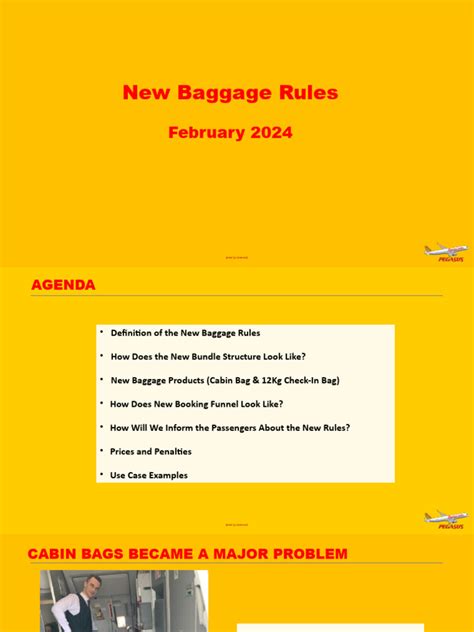 New Baggage Rules Overview - EN | PDF | Baggage | Aviation