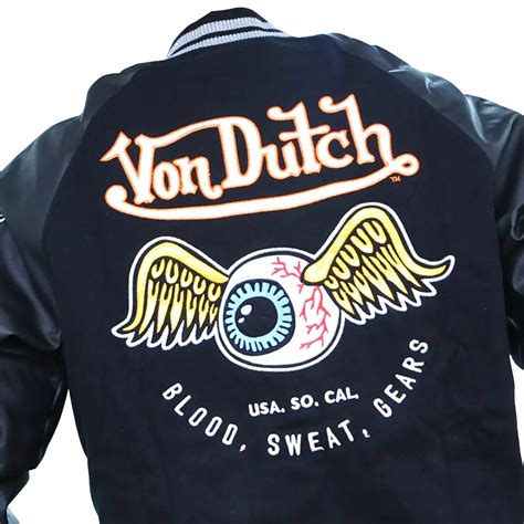 Jual VON DUTCH Von Dutch Jacket 0719 Black - Von Dutch S Original 2024 ...