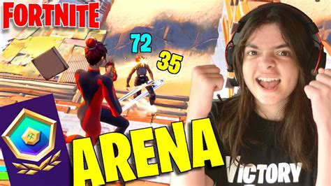 Fortnite Primeira Vit Ria Na Arena Temporada Youtube