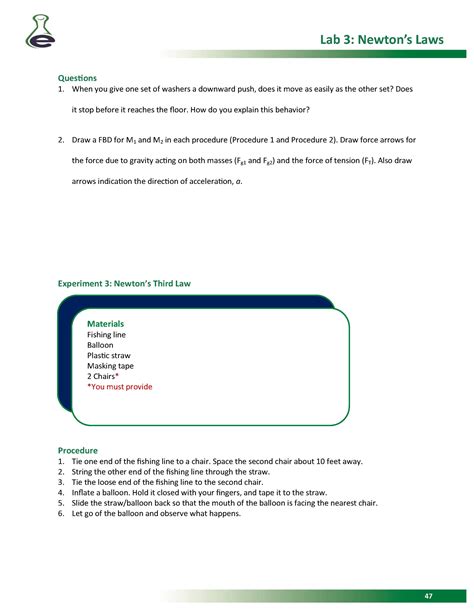 Solved Lab 3: Newton's Laws Questions 1. When you give one | Chegg.com