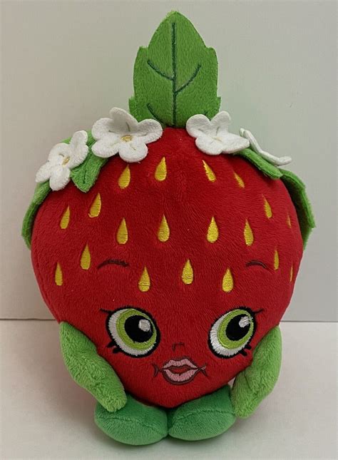 Shopkins Strawberry Kiss Plush 7 Inch Moose 2015 Stuffed Toy Ebay