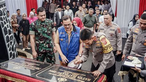 Kapolda Jabar Irjen Pol Akhmad Wiyagus Resmikan Lapangan Tembak Polres