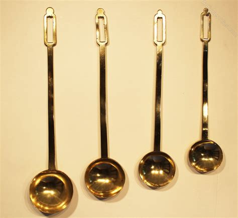 Antiques Atlas Set Of Victorian Brass Kitchen Ladles