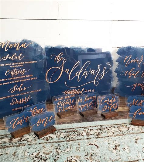 Acrylic Wedding Sign Mockup