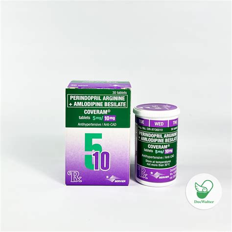 COVERAM 30s Perindopril 5mg Amlodipine 10mg DocWalter Pharmacy