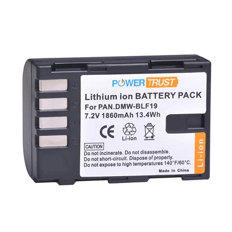 Powertrust 1x 1860mah Dmw Blf19 Dmw Blf19e Blf19 Blf19e Dmw Blf19pp