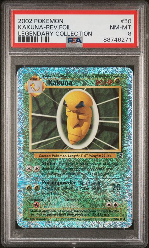 Kakuna 2002 Legendary Collection 50 Reverse Holo Price Guide Sports