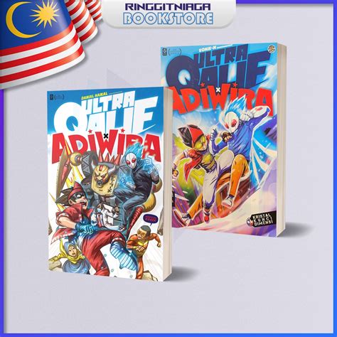 Komik M KOMBO Ultra Qalif X Adiwira BUKU KOMIK Danial Haikal