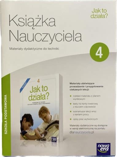 JAK TO DZIAŁA KL 4 książka nauczyciela NOWA ERA 12848781609