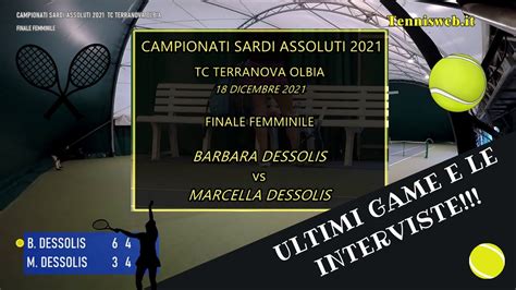 ULTIMI GAME E INTERVISTE Sardi Assoluti 2021 Finale Femminile Barbara