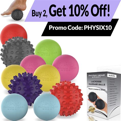 Buy Lacrosse Balls Foot Massage Ball Deep Tissue Myofascial Release