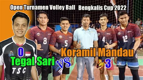 Tegal Sari Vs Koramil Open Turnamen Volley Ball Bengkalis