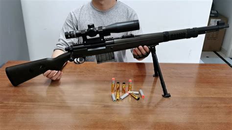 Kar98k Shell Ejection Toy Gun Unboxing 2023 Soft Bullet Airsoft