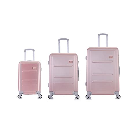 Conjunto De Malas De Viagem P M E G Montreal Swiss Move Rose