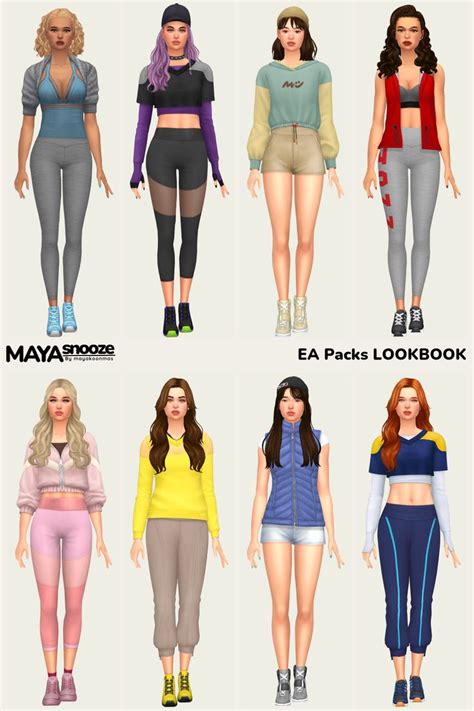 The Sims4 TS4 NOCC LOOKBOOK IDEA In 2024 Sims 4 Clothing Cute Sims 4