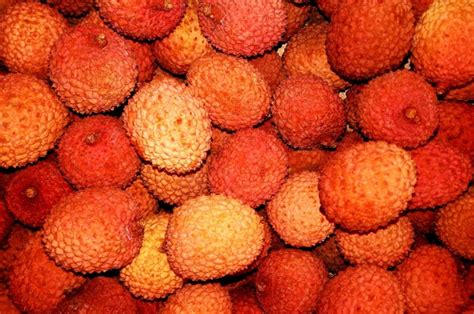 Premium Photo Closeup Shot Of Litchi Chinensis Fruits