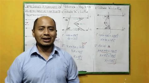 2do Secundaria Geometría Cap4 Ángulos Determinados Por Dos Rectas Paralelas Y Una Secante Ibim