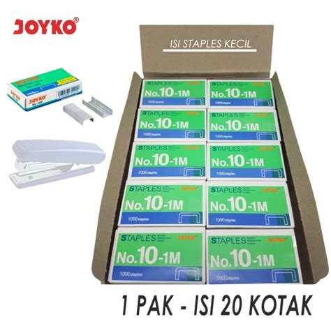 Jual Isi Staples Kecil Refiil No 10 Joyko Termurah Per Satuan 1box 20