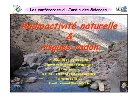 La Decouverte De La Radioactivite Naturelle Pdf Notice Manuel D