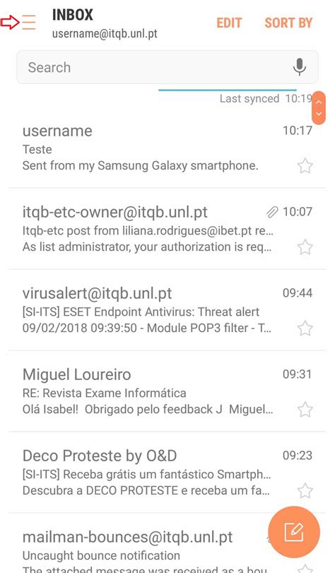 Customize Samsung Email And Email Settings IMAP SI ITS