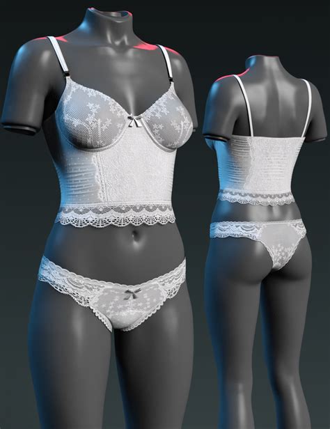 X Fashion Desert Rose Lingerie For Genesis Daz D