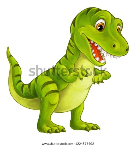 Funny Tyrannosaurus Rex Cartoon