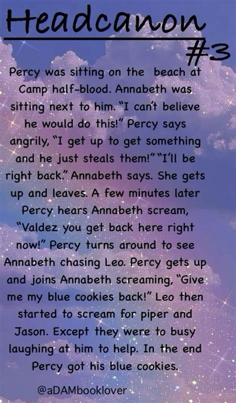 Percy Jackson Headcanon 3 Percy Jackson Head Canon Percy Jackson