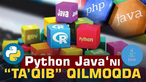 Tillar reytingi Python Javani taʼqib qilmoqda YouTube