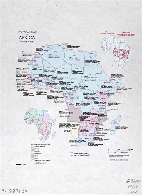 Africa Map With Capitals Printable