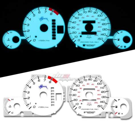 Purchase INDIGLO GLOW GAUGE HARNESS DASH FACE FOR 97 01 HONDA PRELUDE