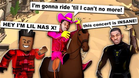 The Roblox Lil Nas X Concert Experience Youtube